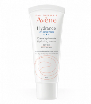 Avene Hydrance UV Riche Sfp30 Ενυδατική Κρέμα Προσώπου Πλούσιας Υφής Για το Ξηρό & Πολύ Ξηρό Δέρμα 40ml