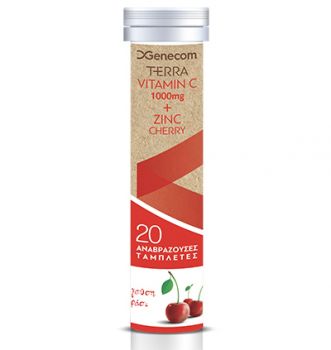Genecom Terra Vitamin C + Zinc Cherry 20tbs
