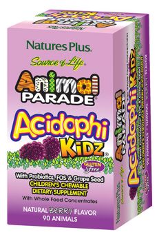 Nature's Plus Animal Parade AcidophiKidz 90lozenges