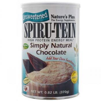 Nature's Plus Spiru-tein Simply Natural Chocolate Shake 370gr