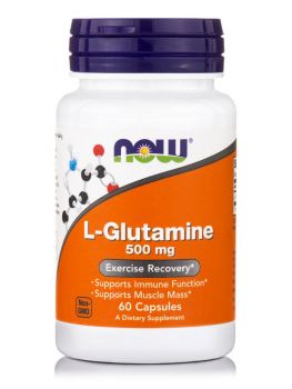 Now Foods L-Glutamine 500mg 120caps