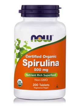 Now Foods Spirulina 500mg 200veg.tabs