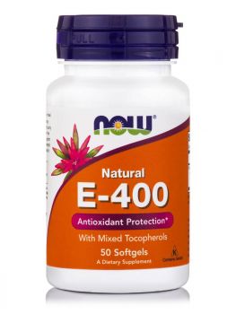 Now foods Vitamin E 400 IU Mixed Tocopherols Unsterified 50 Softgels