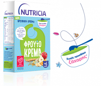 Nutricia Φρουτόκρεμα 250gr