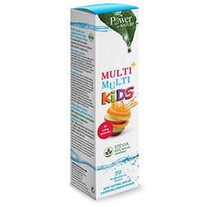 Power Health Multi+Multi Kids Με Στέβια 20s Aναβράζον 