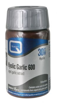 Quest kyolic garlic 600mg aged garlic extract 30tabs