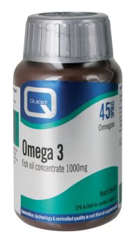 Quest Omega 3 fish oil concentrte 1000mg 45caps