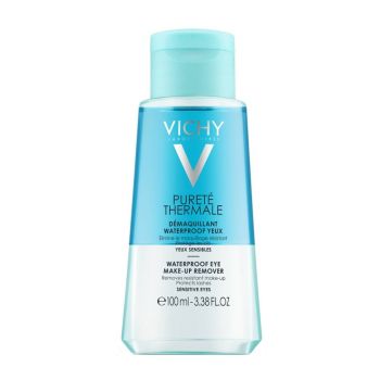 Vichy Purete Thermale Waterproof Eye make-up remover Ντεμακιγιάζ Ματιών για Αδιάβροχο Μακιγιάζ 100ml